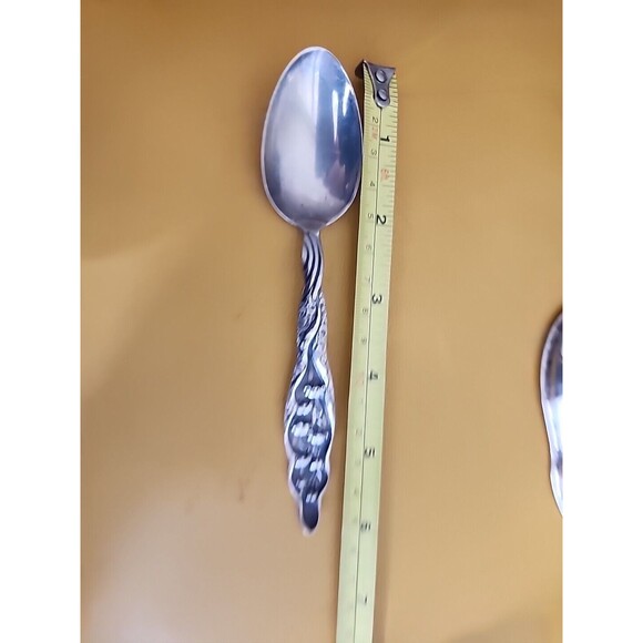 WHITING "LILY OF THE VALLEY " STERLING SILVER 6" TEASPOON NO MONOG. V - Picture 6 of 6